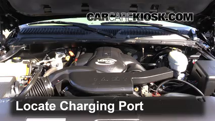 How to Add Refrigerant to a 1999-2007 GMC Sierra Denali - 2003 GMC